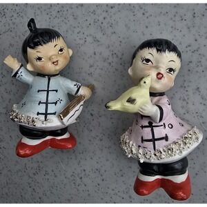 Enesco Japan Oriental‎  Salt & Pepper Shakers Vintage